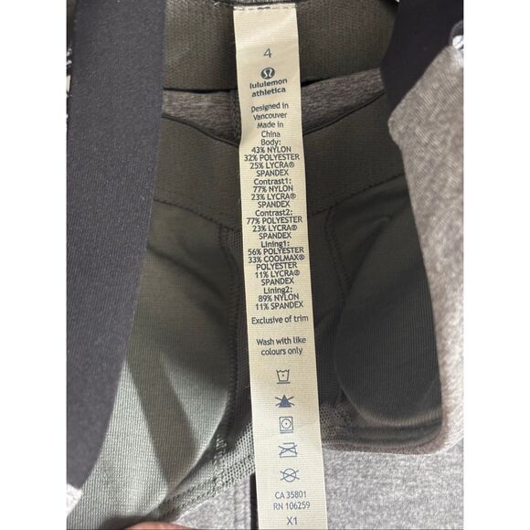 Lululemon Hot To Street Tank top Heathered Slate strappy back size 4 new - Picture 8 of 13